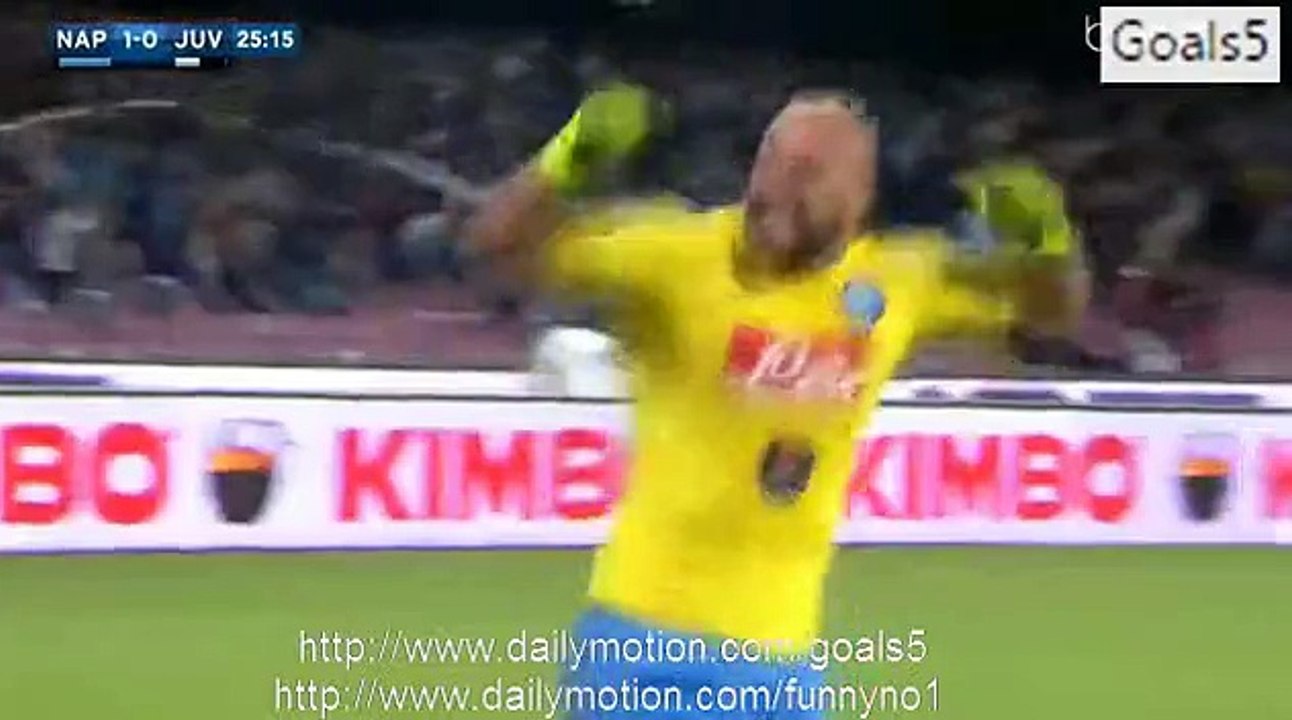 Lorenzo Insigne Goal Napoli 1 - 0 Juventus Serie A 26-9-2015