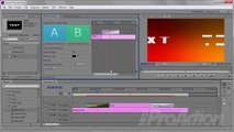 Split-and-merge text effect in Adobe Premiere Pro