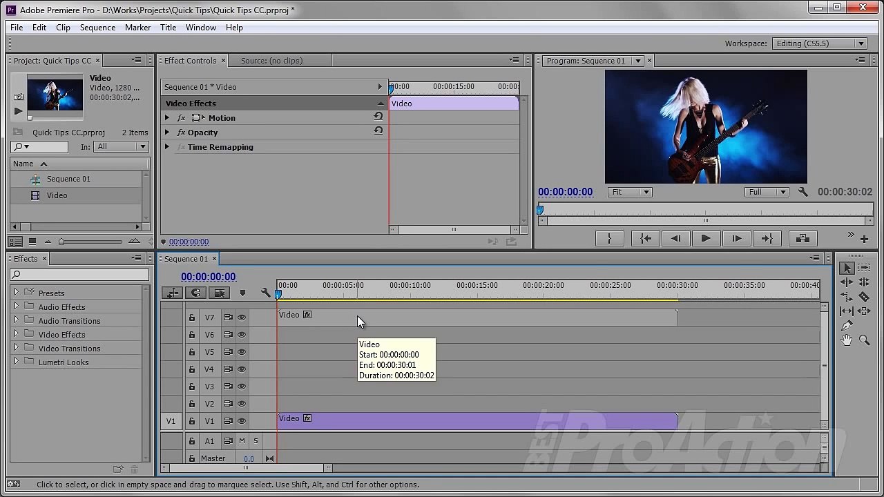 A Clone Effect in Adobe Premiere Pro