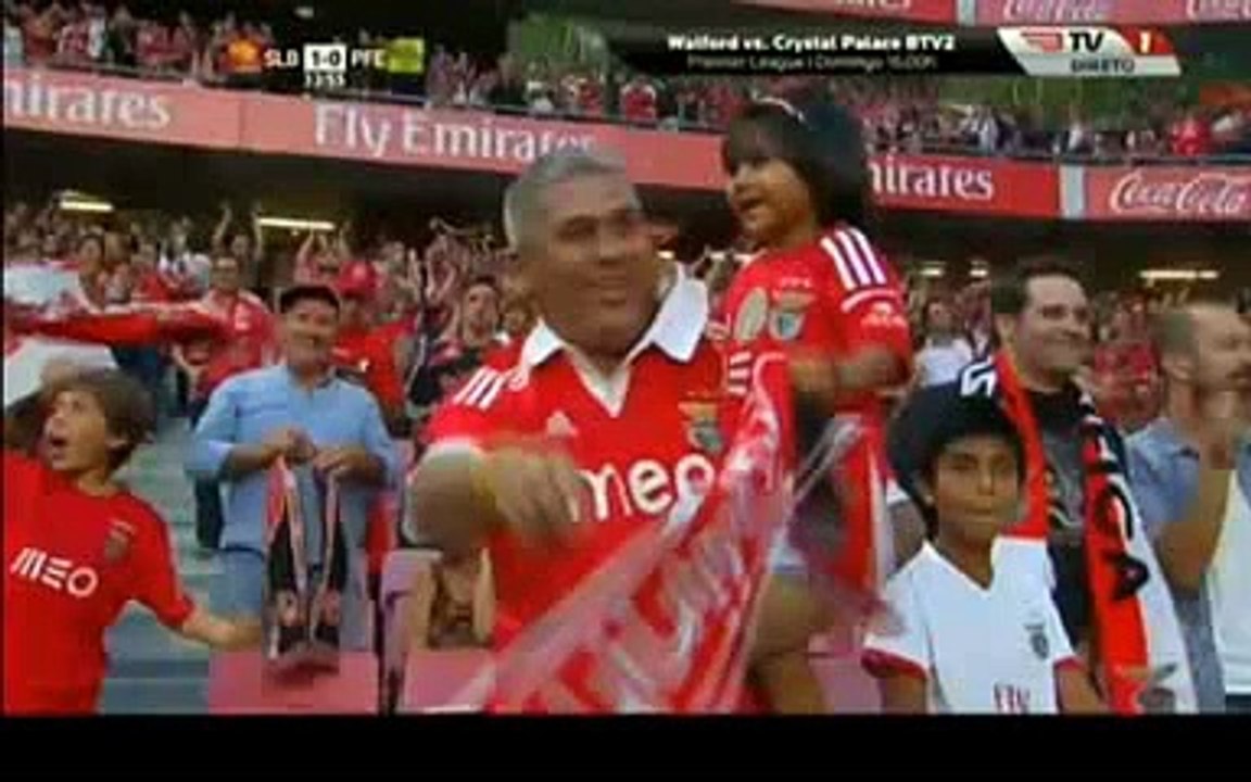 Benfica vs Paços de Ferreira, primeiro golo Jon...