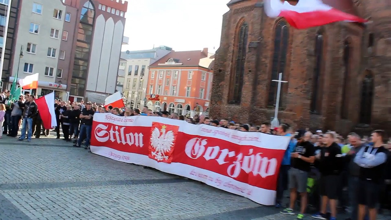 Pikieta przeciwko uchodźcom cz.1 (Gorzów, 26. 09. 2015)