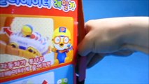 Pororo rail car or robot mini Y multi-site casino, Airport, power drain base ticket plus Parking Kung Fu by Michael introduction to business toy Unboxing toy Pororo & playing toys