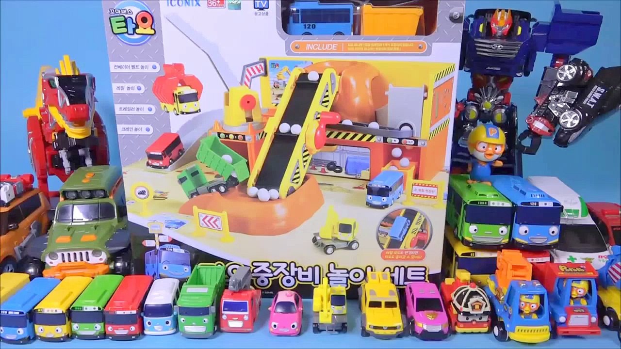 Tayo(autres) Tayo le Petit Bus de voitures Lourdes de jeu peu de trajet en bus. le jeu lourd