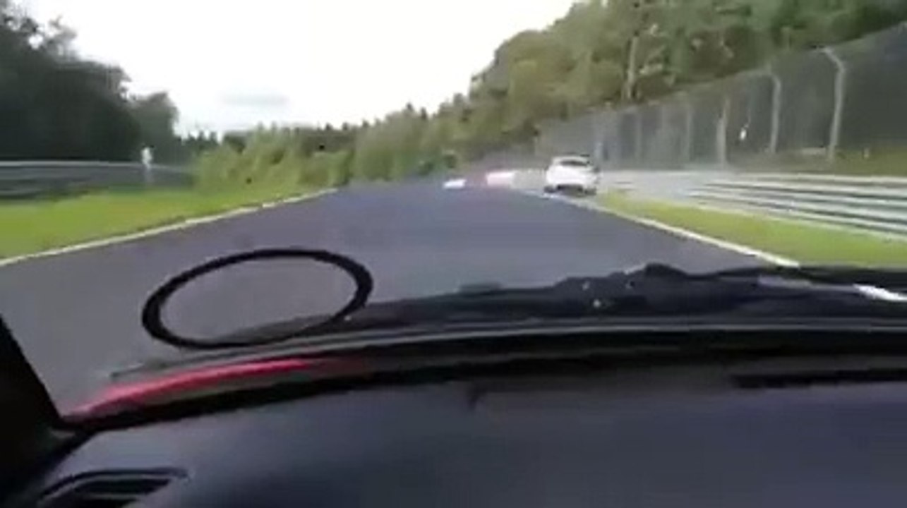 Incredible crash at the Nurburgring
