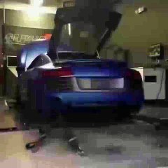 #Audi #R8 shooting flames on the dyno?