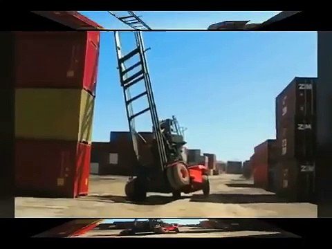 Интересное видео. Неудачные моменты с тяжелой техникой!