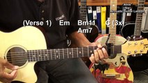 ALIVE Sia How To Play On Acoustic Guitar Lesson Tutorial EricBlackmonMusicHD