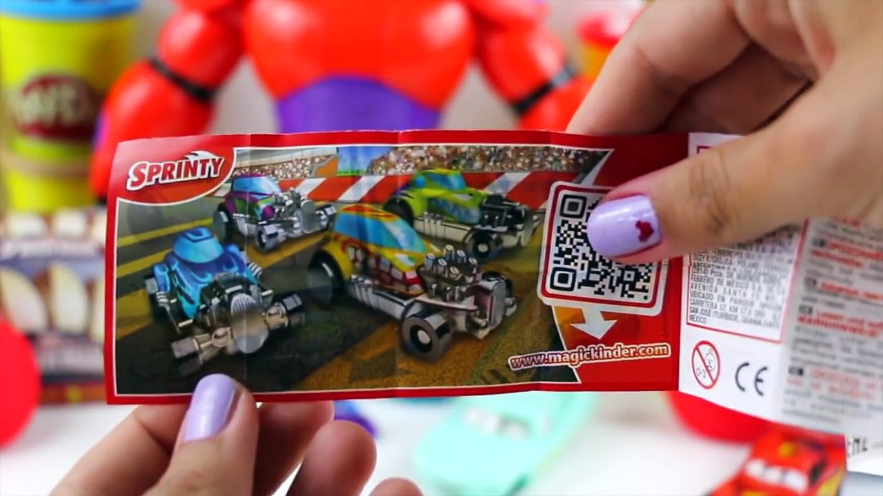 Peppa Pig Angry Birds Cars 2 Kinder Surprise Eggs Play Doh Frozen Spiderman.