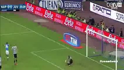 اهداف مباراة نابولي ويوفنتوس 2-1 - الشوط الاول 2015