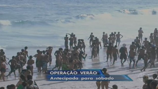 ’Operação Verão’ é antecipada para evitar arrastões no Rio de Janeiro