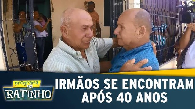 Irmãos se encontram após 40 anos