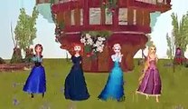 Frozen Elsa Anna Brave Rapunzel Rain Rain Go Away Children Nursery Rhymes in Hindi/Urdu