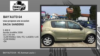 Annonce Occasion DACIA SANDERO 1.5 DCI 85 ECO2 LAUREATE 2008