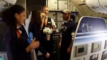 LiveLeak.com - Eloping Couple Have a Surprise Mid-Flight Wedding