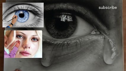 How to Draw an Eye? Realistic Painting - Amazing Speed Painting