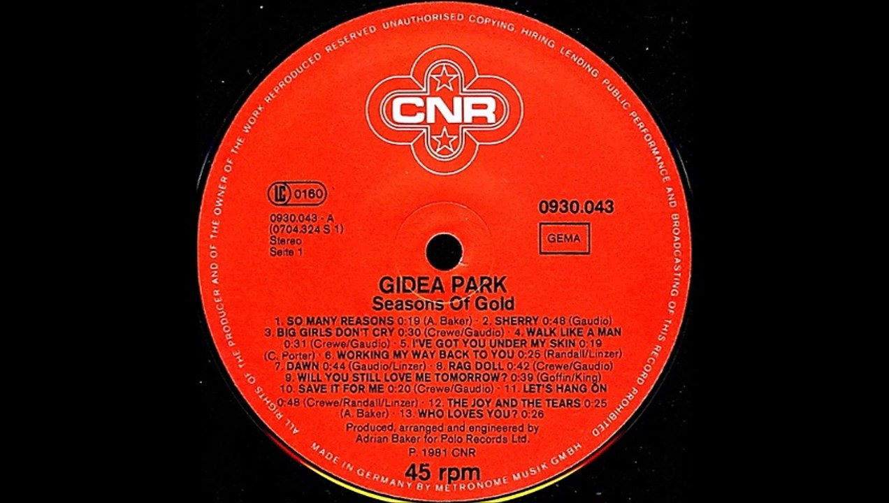 Gidea Park - Seasons Of Gold (Extended Remix) (1982)
