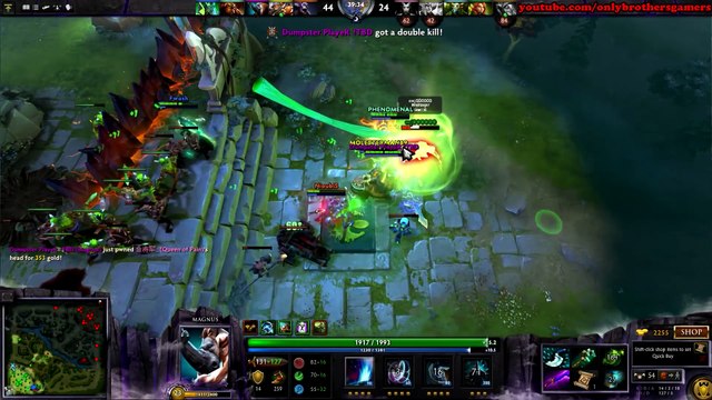 Dota 2 - The Best Magnus In The World - Ar1se 6000 MMR vol 1 - Ranked Match Gameplay