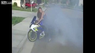 Sexy girls on motorcycles