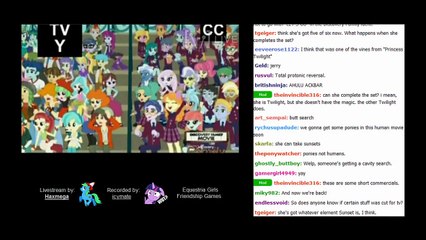 MLP Equestria Girls - Friendship Games with Chat Reaction (Part II)