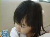 Cute Asian Kids Kissing