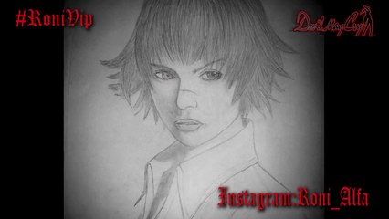 DIBUJANDO A LADY DE DEVIL MAY CRY