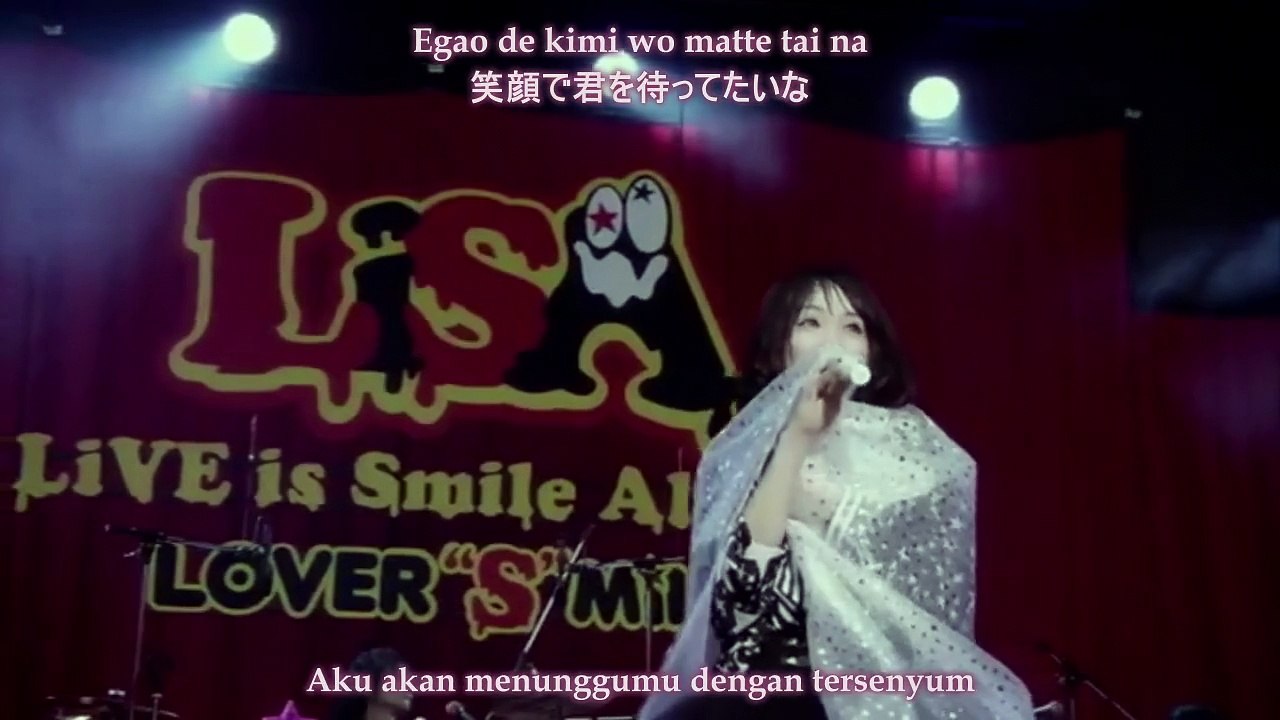 LiSA - Namida Ryuuseigun (Live Version) Sub Indo