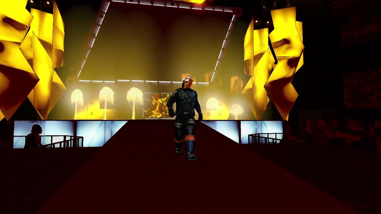 WWE 2K15 entrances the joker, deathstroke the terminator, kevin nash, eazy b