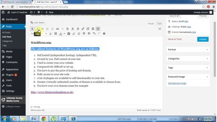 Lecture 6 Creating , edititing and formatting posts