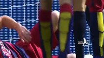 اصابه ميسي في مباراة برشلونة ولاس بالماس 1-0 تعليق فهد العتيبي