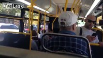 LiveLeak.com - arguments breaks out on NYC bus after passenger blasts reggae music