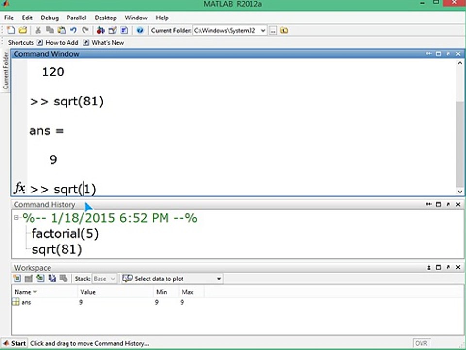 6 MATLAB MATHEMATICAL FUNCTIONS