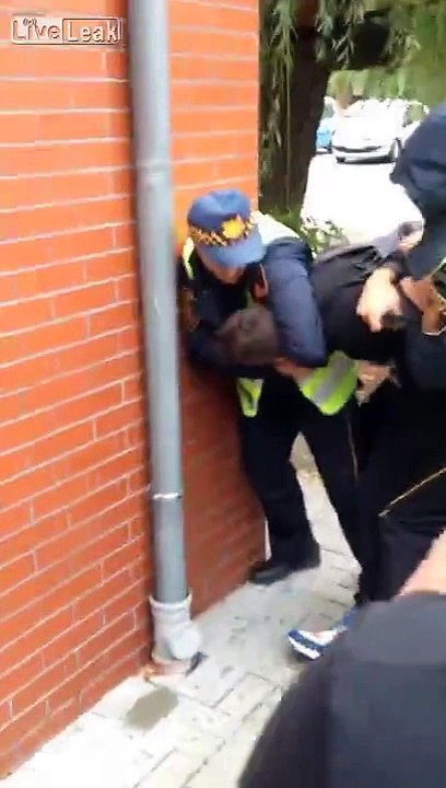 Teen Wrestles with Police Resisting Arrest