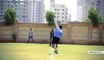 Wasim Akram is Recording Bowling For a Cricket Game 2016