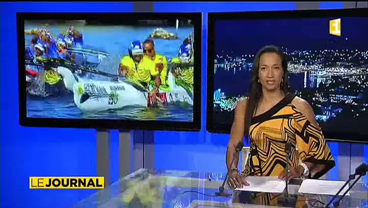 La course de pirogue  Marara Hoe 2ème édition remporté par Air Tahiti Va'a