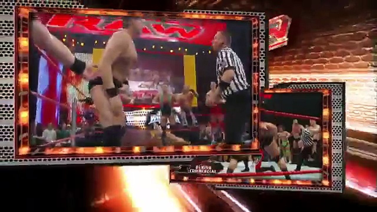 John Cena & Randy Orton battle the entire Raw roster