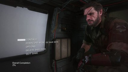 METAL GEAR SOLID V TITLE SCREEN