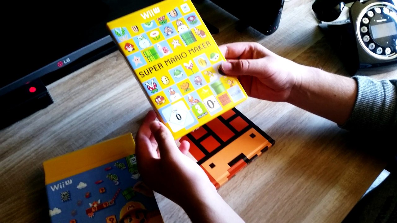 Super Mario Maker Wii U Unboxing