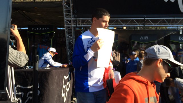 Dédicace de Marvin Musquin