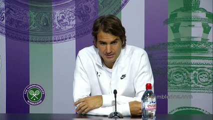 40. Roger Federer Semi-Final Press Conference
