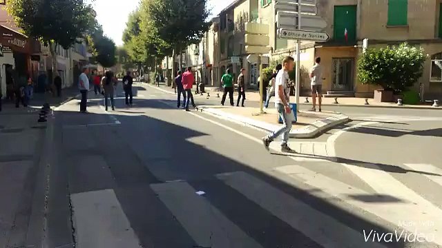 arrivée des taureaux, à St Remy de Provence