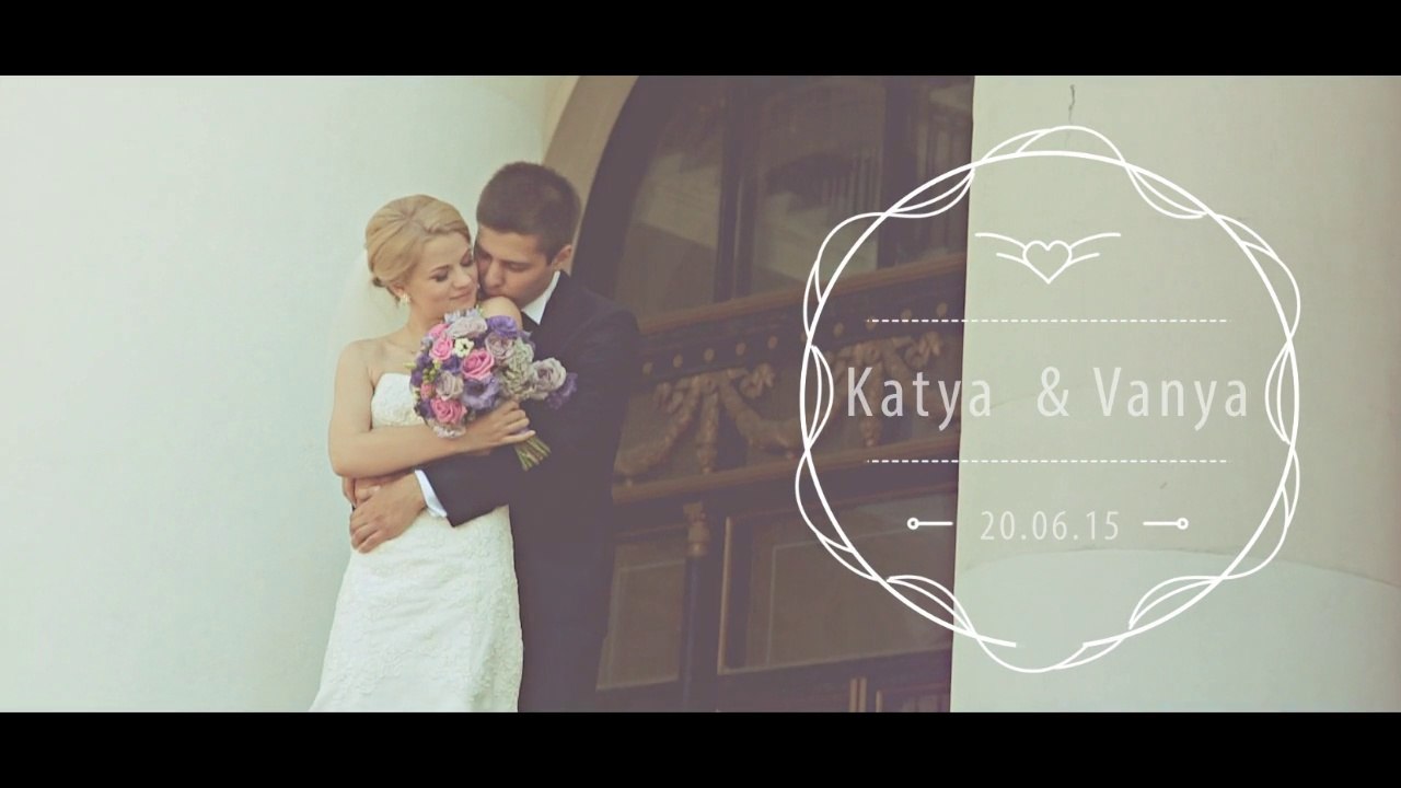 Свадебное видео клип Катя и Ваня