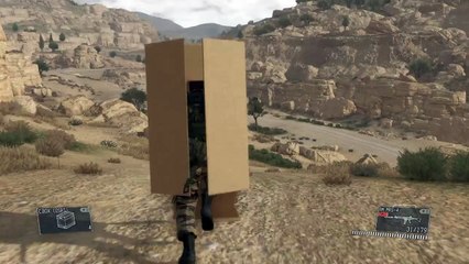 Metal Gear Solid V The Phantom Pain - Cardboard Box Sliding
