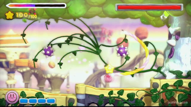 KIRBY SOLUCE(16) - Palais céleste bleu - Whispy Woods des cieux