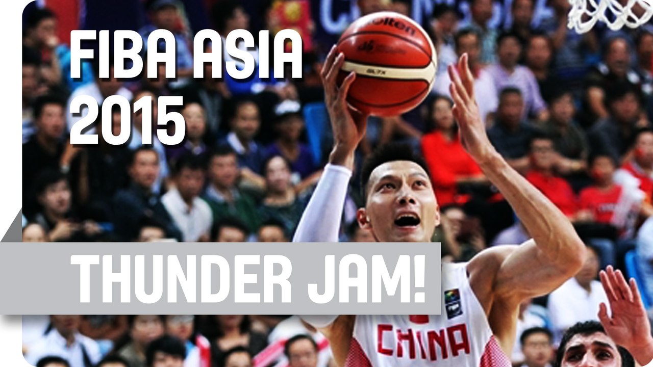 Big Jianlian Yi Jam Gets Crowd Excited!  - 2015 FIBA Asia Championship