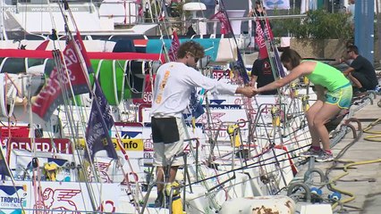 Départ des pontons de Nice