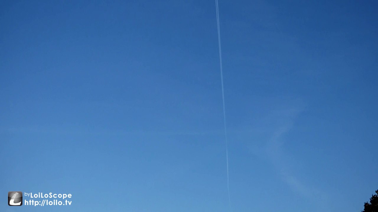 épandage aérien sur Quimper le 6 septembre 2015, vidéo N°3
