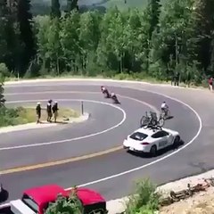 Cyclisme : Chute terrible pendant le tour de l'UTAH