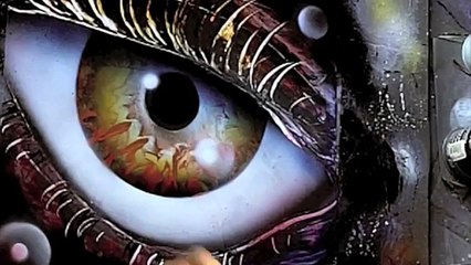 How to draw an eye spray paint art secrets