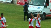 Crazy ambulance celebration in Argentina 3rd division match Luján vs Argentino 2015