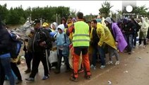 Migrants continue to arrive on the Croatian border